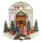 7.5" LED Lights & Music Christmas Village Tree Shop